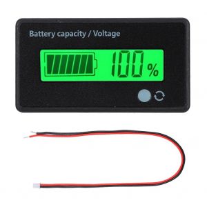 Gy-6d Pcb Htn Alarme Sonore Et Lumineuse, Moniteur De Capacité De La Batterie, Affichage 12-84v (LumièRe Verte) - Neuf