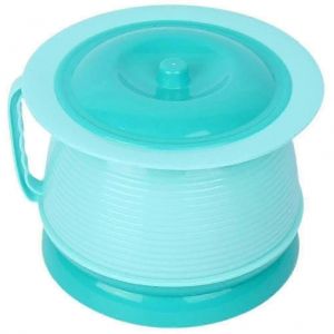 Pot De Chambre Unisexe Toilette Portable Chambre Pot Urinoir Bassin Pot Urinoir De Chevet Avec Couvercle - Neuf