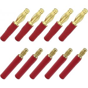 Lot de 5 paires de connecteurs de 3,5 mm à 4 mm-Fiche banane dorée sans fil-Adaptateur pour moteur FPV ESC - Neuf