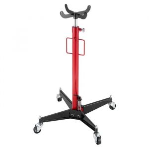 V&eacute;rin de Fosse Hydraulique 500 kg-Duoku-Cric T&eacute;lescopique avec Roues Pivotantes &agrave; 360&deg;-Hauteur R&eacute;glable 112-187 cm - Neuf