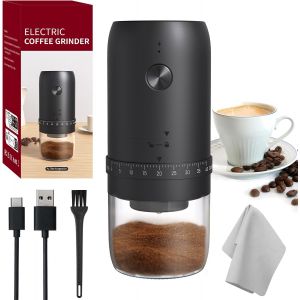 Moulin &agrave; Caf&eacute; &Eacute;lectrique USB 40 Niveaux - Neuf