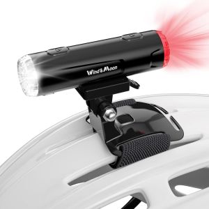 Subzonal-Lumi&egrave;re De Casque De V&eacute;lo Avant Et Arri&egrave;re, Lumi&egrave;re Casque Avant Et Arri&egrave;re, 5 Modes De Lumi&egrave;re Clignotante, Lumi&egrave;re De Casque D'&eacute;quitation &Eacute;tanche Rechargeable Par Usb - Neuf