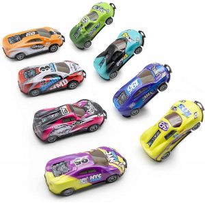 Pull Back Cars-Flip Collision Cars 8 Voiture-Coffrets Cadeaux Jouets de Voiture Convient aux Gar&ccedil;ons de 4 &agrave; 10 ans-Jouet - Neuf