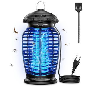 Lampe Anti Moustique,Électrique Moustique Killer Puissante,15W 4200V Uv Tueur D'Insectes,Anti Insectes Mouche Répulsif,Tueur De Mouches Électrique, Répulsif Pour Chambre À Coucher Et Jardin - Neuf