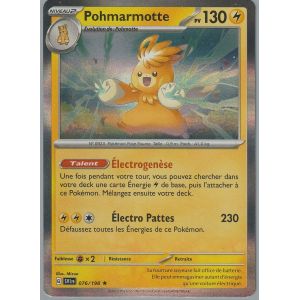 Carte Pokemon - Pohmarmotte - 076/198 - Holo-Rare - Ecarlate Et Violet - - Neuf