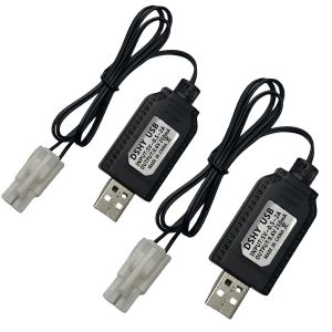 9.6V Ni-Mh Ni-Cd Usb Charge C&acirc;ble Avec Ket-2Pin Tamiya Pour Voiture Rc,Bateau,R&eacute;servoir C&acirc;ble De Chargeur De Radiocommande Pour 9.6V Lipo Bater&iacute;a Charger (2) - Neuf
