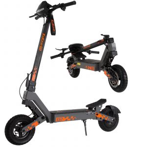 Kukirin G2 (Derni&egrave;re Version - Yc) Trottinette &Eacute;lectrique Pliable 10 Pouces Pour Usage Tout-Terrain/Urbain, 1200 W, 48v15ah, Vitesse 25 Km/H - 45 Km/H, Autonomie 55 Km - Noir - Neuf