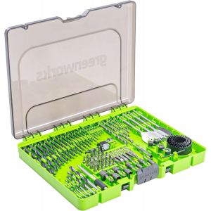 lbgwp60-Lot De 90 Forets À Oxyde Noir Avec Étui Modulaire Pour Bois, Métal, Plastique Et Maçonnerie, Durée De Vie 3 Fois Plus Longue, Point De Séparation 135°, Fraisé Avec Précision - Neuf