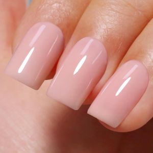 Vernis Semi Permanent Nude, Transparent Nude Gel&eacute;e Gel Nail Polish Naturel French Vernis Gel Uv Printemps Et&eacute; Cristal Vernis &Agrave; Ongles Gels Soak Off Uv Led 15ml - Neuf