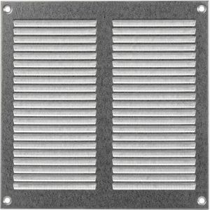 KALANKA-200x200mm Métal Galvanisé Grille de Ventilation - Grille D'aération avec Moustiquaire - Neuf