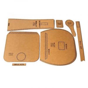 Kit d'outils en cuir bricolage Kraft Sac &agrave; main Motif de couture Mod&egrave;le d'artisanat fait &agrave; la main Taille du produit fini - Neuf