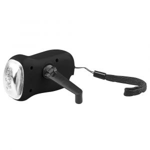 2-en-1 à manivelle lampe de poche solaire éblouissante multifonction rechargeable domestique LED économie d'énergie f - Neuf