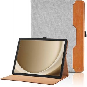 Coque Pour Samsung Galaxy Tab A9+/A9 Plus 11 Pouces (Sm-X210/ Sm-X215/Sm-X216) 2023 Business Premium Pu Cuir Cover Tablette Housse De Protection Auto R&eacute;veil/Sommeil,Multi-Angle &Eacute;tui Avec Poche - Gri - Neuf