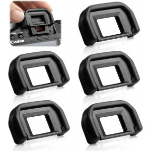 MEVRONISSHOP-5 ?illetons en Caoutchouc, ?illeton de Viseur, Viseur d'oculaire de Cam&eacute;ra adapt&eacute; pour Canon EOS 300D 350D 400D 450D 500D 550D 600D 1000D 1100D 700D 100D Canon Digital Rebel Xsi Xti XS ( - Neuf