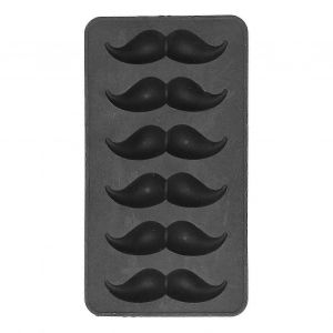 Moule En Silicone En Forme De Moustache Bac &Agrave; Gla&ccedil;ons M&eacute;nager Noir De Qualit&eacute; Alimentaire Pour La Cuisine D'&eacute;t&eacute; &Agrave; La Maison - Neuf
