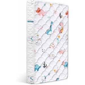 Matelas B&eacute;b&eacute; 60x120 - Tissu Microfibre Doux Et Respirant - Absorbant L'humidit&eacute; - 13cm D'&eacute;paisseur - Confort Optimal Pour Lit D'enfant - Neuf