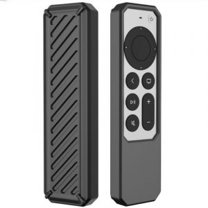 &Eacute;tui de protection en silicone pour t&eacute;l&eacute;commande Apple TV 4K 2021/2022 Le noir - Neuf