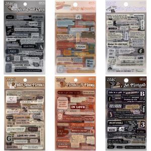 Tianyi-Stickers De Citations 800 Pièces, 36 Feuilles De Stickers Pour Scrapbooking, Kit Scrapbooking, Stickers Scrapbooking, Scrapbooking Kit Pour Livre Photo Diy, Journal, Carnet De Notes - Neuf