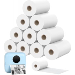 NouvelHorizonstore-Lot de 20 rouleaux de papier thermique pour imprimante photo - Pour appareil photo d'enfant - 57 x 30 mm - Neuf