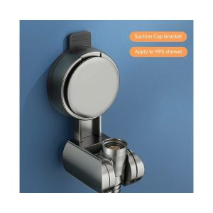 Support de pommeau de douche &agrave; ventouse r&eacute;glable - Aucun per&ccedil;age n&eacute;cessaire - Neuf