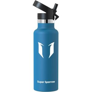 Gourde Isotherme - Bouteille Isotherme - 350ml, 500ml, 750ml, 1l- Gourde Sport Étanche Avec Couvercle À Paille - Gourde Enfant Sans Bpa, Pour Bureau, Maison - Neuf