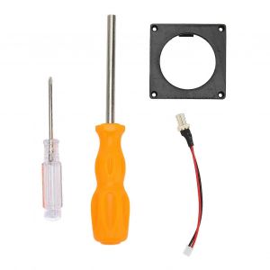 Ventilateur 3d Print Kit De Montage Console De Jeu De Remplacement Kit De Cadre De Ventilateur De Refroidissement Pour Gamecube Noctua Noir - Neuf