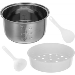 lbgwp60-Cuve Intérieure Pour Cu ur À Riz Cuve Intérieure Antiadhésive En Acier Inoxydable Pour Cu ur À Riz Électrique - Capacité De 3 L - Neuf