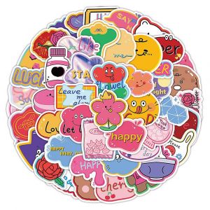 60 Autocollants Graffiti,Autocollants Pour Ordinateur Portable,Autocollants En Vinyle Pour Voiture,Bagages,Planche &Agrave; Roulettes - Neuf