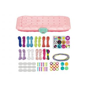 Kit De Fabrication De Bracelets Tress&eacute;s &Agrave; Faire Soi-M&ecirc;me Pour Filles, Avec M&eacute;tier &Agrave; Tisser Et Accessoires. - Neuf