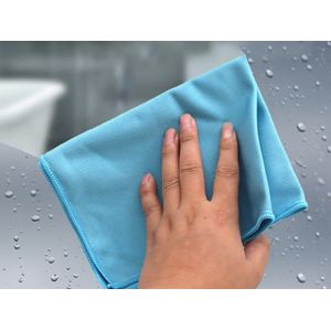 Chiffons de nettoyage en microfibre 30 x 30 cm - Lot de 5 pour la cuisine et le verre - Neuf