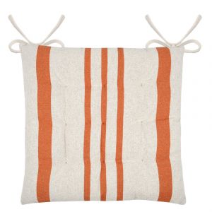 Galette De Chaise &Agrave; Rayures - Neuf