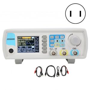 XYONG Generateur de signaux de forme d'onde arbitraire DDS 2 canaux JDS6600-40M, frequencemetre AC100-240V, prise US - Neuf