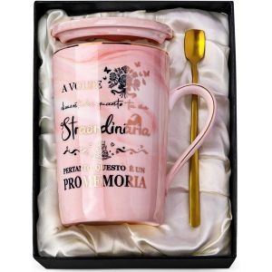 Eryi-Cadeau Pour Femme, Anniversaire, Cadeau Pour Femme, Idées, Cadeaux Pour Femmes, Tasse À Café En Céramique De 400 Ml, Original Utile, Personnalisé Pour Femmes, Amie, S?urs, Maman, Lien - Neuf