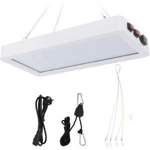 SEPT-LED à Spectre Complet, 2000W LED Grow Light Double Switch Plant Grow Light Comfort Full Spectrum LED Grow Light avec 3 Vitesses pour Plantes D'intérieur Fleur de Légumes(#1) - Neuf