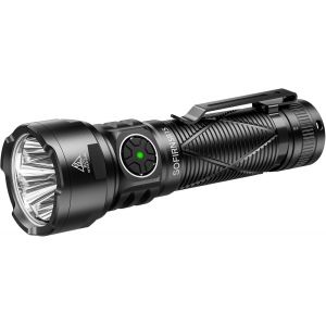 Lampe Torche Led Sr15 Lampe De Poche 4500 Lumens, Port&eacute;e De 510 M, Edc Lampe Torche Rechargeable D'ext&eacute;rieur Ultra-Lumineuse Pour Le Camping, La Randonn&eacute;e Et Les Urgences - Neuf