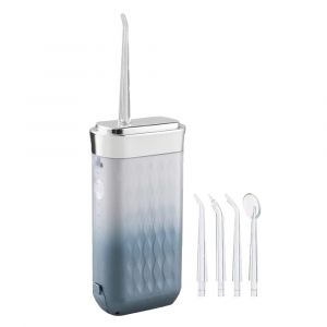 Hydropulseur Dentaire Portable Rechargeable Avec R&eacute;servoir De 180 Ml, 3 Modes, R&eacute;sistant &Agrave; L'eau Ipx7, 4 Embouts - Neuf