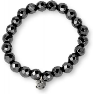 Bracelet H&iquest;&iquest;Matite Magn&iquest;&iquest;Tique Homme Et Femme Grosses Billes - Bracelet Aimant &iquest;&iquest; Facettes - Allie Les Vertus Des Min&iquest;&iquest;Raux Et Des Aimants - Taille Unique - Neuf