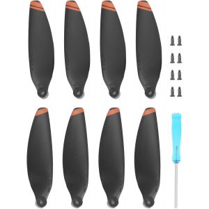 Sansh-2 Paires D'hélices Hélices À Faible Bruit Pièces De Rechange De Rechange Accessoires De Drone Adaptés Pour Dji Mavic Mini 2(Bord Orange)-Trahoo - Neuf