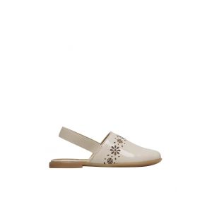 Sabot En Cuir Verni Callais Beige - 31 - Neuf