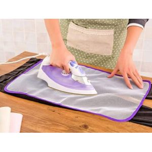 Lot de 10 lingettes anti-br&ucirc;lures pour repassage - R&eacute;sistantes &agrave; la chaleur, couleurs al&eacute;atoires - Neuf