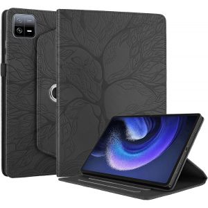 KAL-Coque Pour Xiaomi Pad 6/Pad 6 Pro 11 Pouces 2023 &Eacute;tui Support Rotatif &Agrave; 360 Degr&eacute;s Pu Cuir Housse De Protection Portefeuille Tablet &Eacute;tui Xiaomi Pad 6/Xiaomi Pad 6 Pro 11" 2023 Schwarz - Neuf