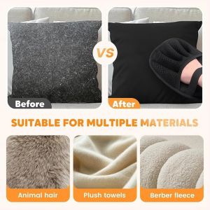 2 Pi&egrave;ces Gant Poil Chat,Gants Antistatiques Pour Poils D'animaux,Brosse Pour Chat,Double Sided Pet Grooming Gloves For Pet,Pour Le Lavage Le Toilettage Et L'&eacute;limination Des,S - Neuf