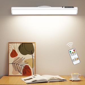 SUBZONAL-Reglette LED Cuisine Rechargeable USB, 4000mAh Lampe Murale Sans Fil, Lumiere Magnetique avec T&eacute;l&eacute;commande, Barre Eclairage Tableau a Pile pour Placard, Interieur, Vitrine, Armoire, Meuble - Neuf