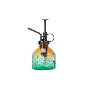 Vaporisateur pour plantes en verre 205 ml jaune-vert avec pompe int&eacute;gr&eacute;e - Neuf