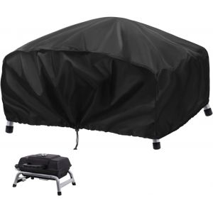 Housse Barbecue Exterieur Housse de Barbecue pour Weber Q200/Q220/Q240/Q2000 Serie,Housse Imperm&eacute;able Plancha Protection Barbecue Exterieur Housse Plancha &agrave; Poser Exterieur 84x60x32cm - Neuf