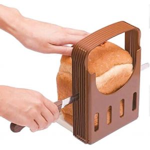 Trancheuse à pain Pièces de machine à pain,Toast Bagel Loaf Sandwich Slicer Cutter Idéal pour le boulanger et la femme au foyer,pliable et réglable - Neuf