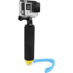 Poign&eacute;e Flottante pour Cam&eacute;ra d'action-Perche Flottante avec vis Ajustable Compatible avec GoPro Hero 10 9 8 7 Xiaomi Yi Insta360-Jaune - Neuf
