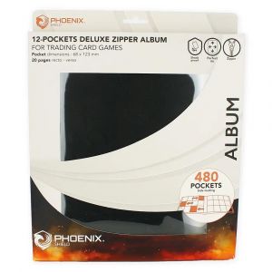 Phoenix Shield - Zip Album Deluxe 480 Cartes - Noir - Neuf