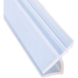 joint de porte de bain paroi de douche joint de fenêtre incurvé forme droite ou incurvée appartement caoutchouc verre bas Météo 6mm 78"" pouces Forme de H - Neuf