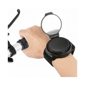 R&eacute;troviseur De V&eacute;lo R&eacute;glable &Agrave; 360&deg; Avec Bracelet Confortable Pour Une S&eacute;curit&eacute; Accrue &Agrave; V&eacute;lo - Neuf